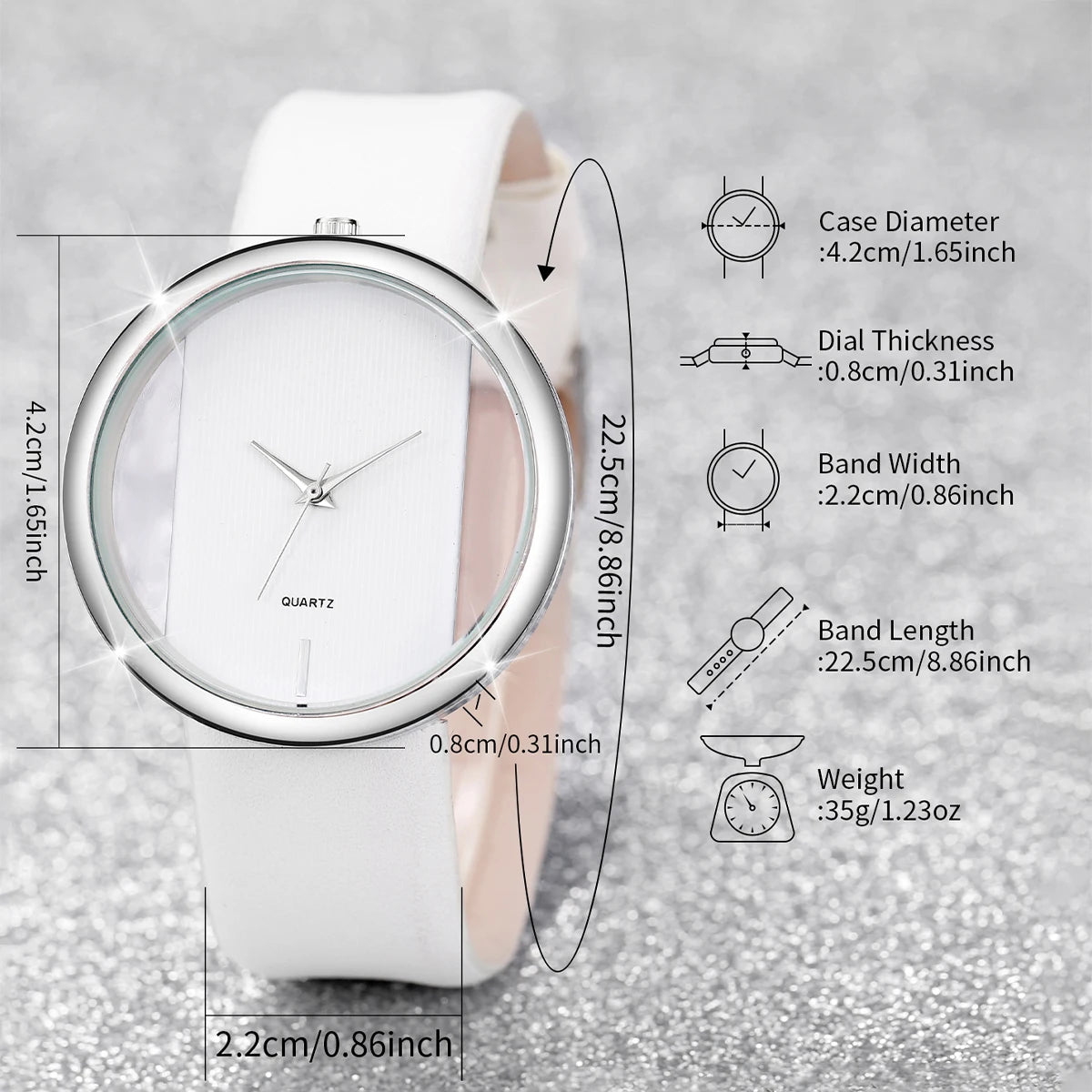 Reloj con pulsera de corazón
