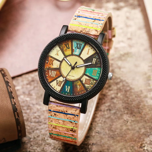 Reloj retro con color