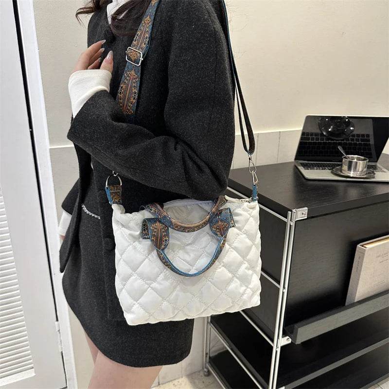 Bolso acolchado de nailon - Kamivashop