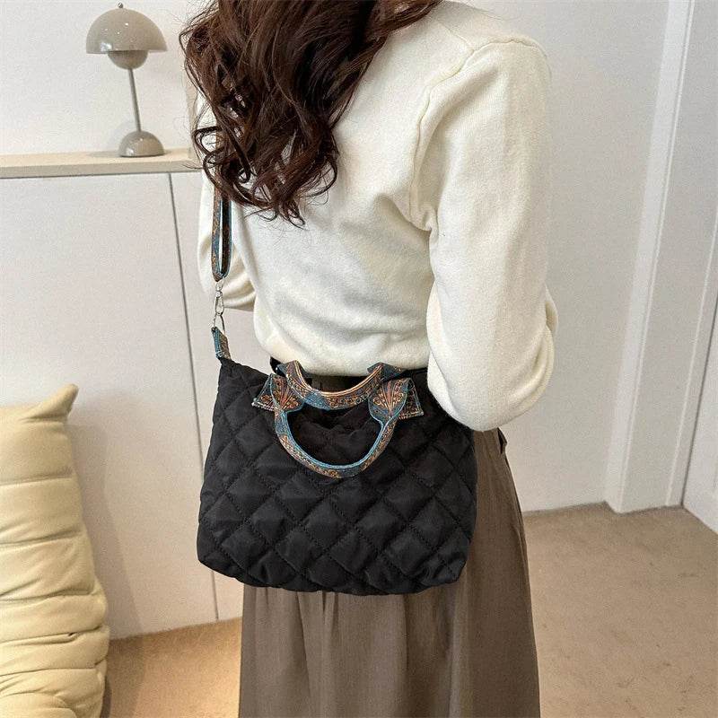 Bolso acolchado de nailon - Kamivashop