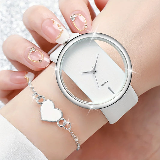 Reloj con pulsera de corazón