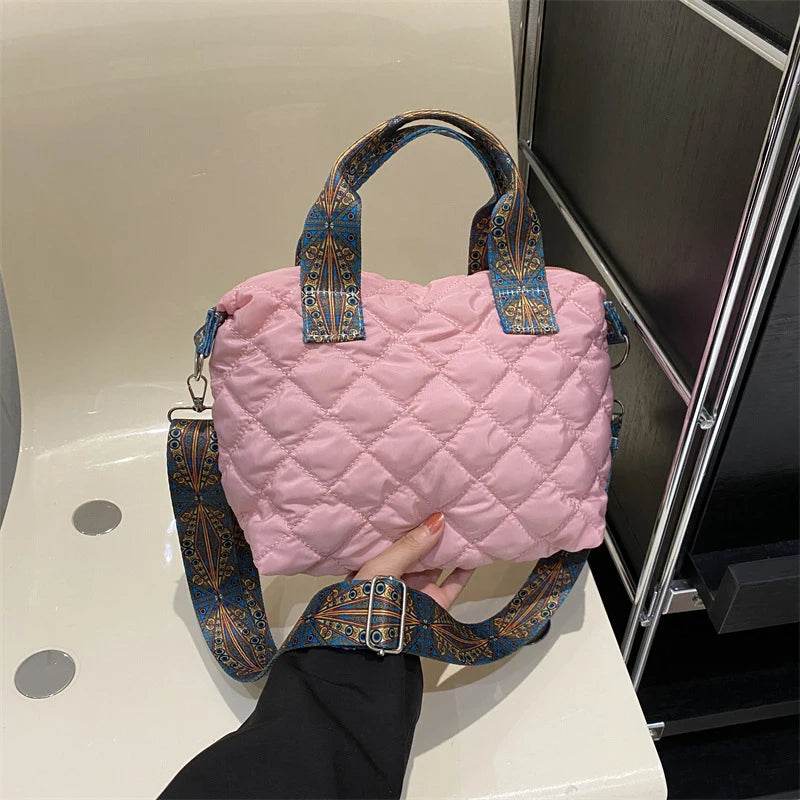 Bolso acolchado de nailon - Kamivashop