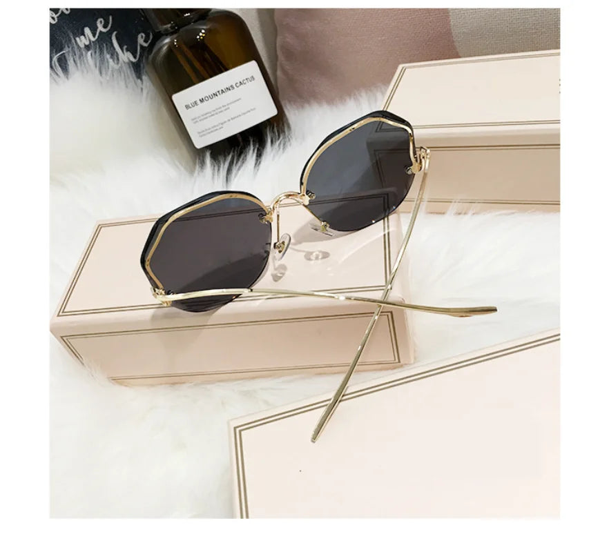 Gafas redondas sin monturas