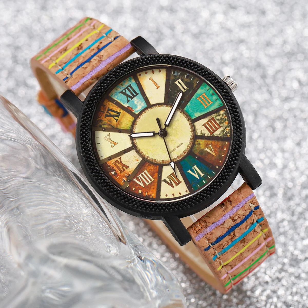Reloj retro con color