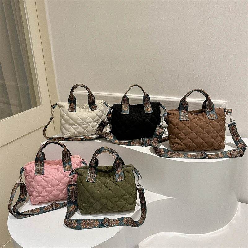 Bolso acolchado de nailon - Kamivashop